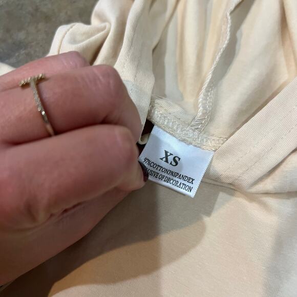 NWOT Boys Cream Checkered Color Block Hoodie Set Size 12-18 Months - Picture 2 of 5